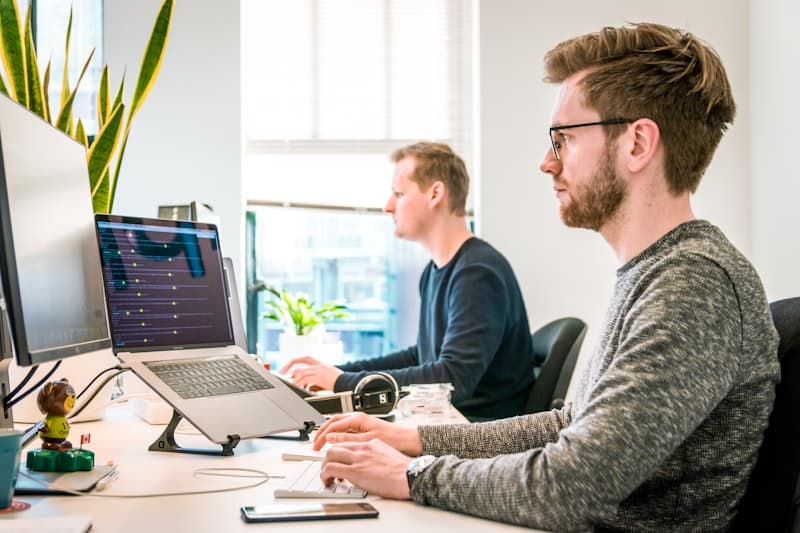 Editor de código en pantalla